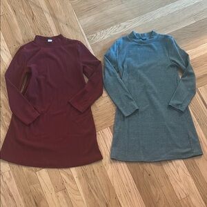 Red and Green Long Sleeve Dresses